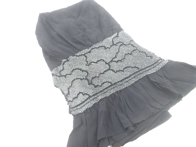 JAPANESE HEKO OBI / FOR MEN / SHIBORI / CLOUD